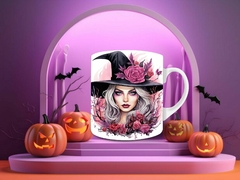 Imagen de Plantillas Sublimación Tazas - Halloween Pink