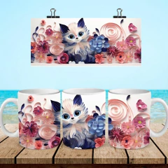 +100 Plantillas Tazas 3D Gatos - comprar online