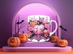 Plantillas Sublimación Tazas - Halloween Pink - comprar online