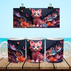 +100 Plantillas Tazas 3D Gatos - tienda online