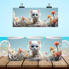 +100 Plantillas Tazas 3D Gatos en internet