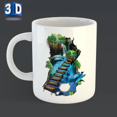 +50 Plantillas Tazas 3D Variadas Mix - tienda online