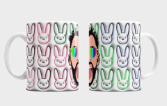 Plantillas Sublimación Tazas 3D Infladas Cantantes Urbanos en internet