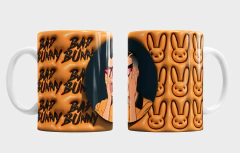 Plantillas Sublimación Tazas 3D Infladas Cantantes Urbanos - PlantillasyVectores