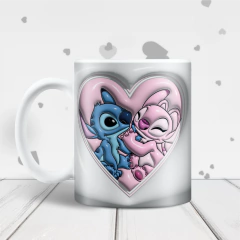 Plantillas Tazas 3D Infladas Amor en internet