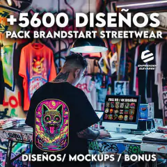 Mega Pack Diseños Urbanos Streetwear - tienda online