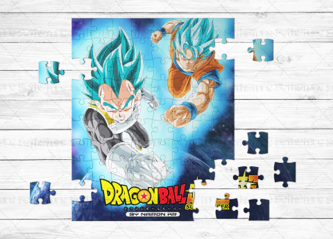 Kit Imprimible Rompecabezas Dragon Ball - comprar online