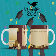 Imagen de Plantillas Sublimación Tazas Graduación 21