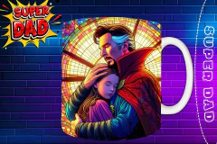 Imagen de Plantillas Para Tazas Día Del Padre "Super Dad"