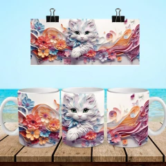 +100 Plantillas Tazas 3D Gatos - comprar online