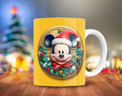Plantillas Tazas Navidad 3D