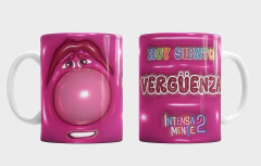 Plantillas Para Tazas Intensamente 2 Efecto Inflado