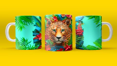 Plantillas Tazas 3D Animales Naturaleza V5