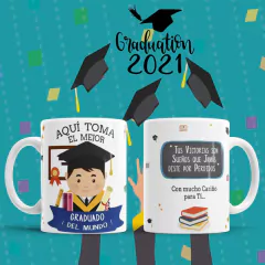 Plantillas Sublimación Tazas Graduación 21 - comprar online