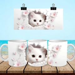 +100 Plantillas Tazas 3D Gatos - comprar online