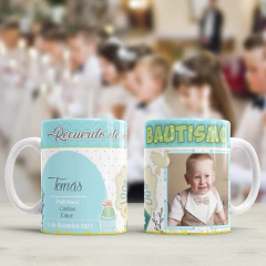 Plantillas Tazas Bautizo / Comunión - PlantillasyVectores