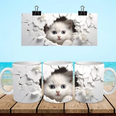 +100 Plantillas Tazas 3D Gatos - tienda online