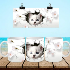 +100 Plantillas Tazas 3D Gatos - comprar online