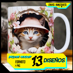 Plantillas Tazas 3D Animalitos V1