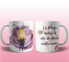Plantillas Para Tazas Profesiones Mujer 2024 en internet