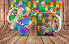 Plantillas Tazas Autismo Vol.1