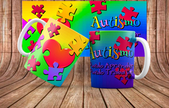 Imagen de Plantillas Tazas Autismo Vol.1