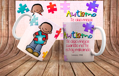 Plantillas Tazas Autismo Vol.1 en internet