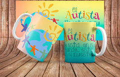Plantillas Tazas Autismo Vol.1