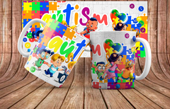 Imagen de Plantillas Tazas Autismo Vol.1