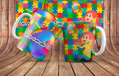 Plantillas Tazas Autismo Vol.1 - PlantillasyVectores