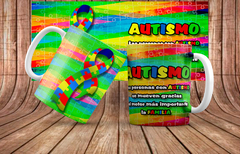 Plantillas Tazas Autismo Vol.1 - PlantillasyVectores