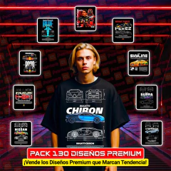 Mega Pack 130 Diseños Autos Premium Vol.2 - comprar online