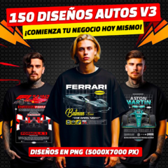 Mega Pack 150 Diseños Autos Premium Vol.3 - comprar online