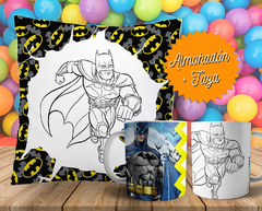 Plantillas Cojines + Tazas Infantiles P/ Pintar V2