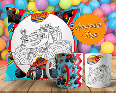 Plantillas Cojines + Tazas Infantiles P/ Pintar V2 en internet