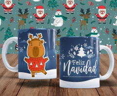 Plantillas Tazas Capibara Navidad - tienda online