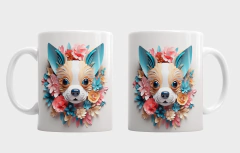 Plantillas Tazas 3D Perros de Raza - comprar online