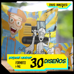 Plantillas Cojines + Tazas Infantiles P/ Pintar V5