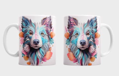 Plantillas Tazas 3D Perros de Raza en internet