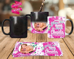 Plantillas Sublimación Tazas - Madre Foto Collage
