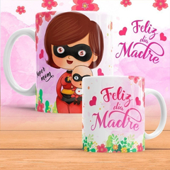 Plantillas Sublimación Cojín + Tazas Día De La Madre Dibujos