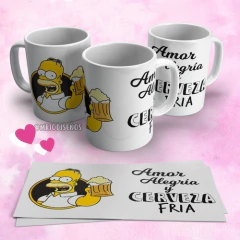 Plantillas Sublimación Tazas Homero Simpson