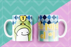 Plantillas Sublimación Tazas - Flork Día Del Padre Vol.3 - PlantillasyVectores