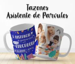 Plantillas Sublimación Tazas - Asistente Parvulos 3 - tienda online