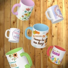 Plantillas Sublimación Tazas - Día De La Madre Vol.1