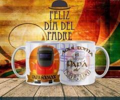Plantillas Sublimación Tazas - Día Del Padre Profesiones #2