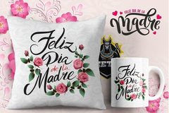 Plantillas Sublimación Cojines + Tazas Día De La Madre Vol.7 - comprar online