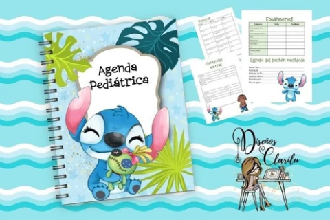 Kit Imprimible Agenda Cuaderno Pediátrico X8 Agendas