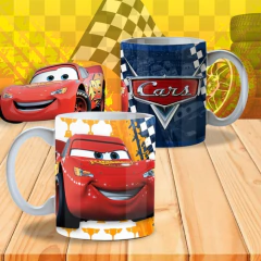 Plantillas Sublimación Tazas - Cars