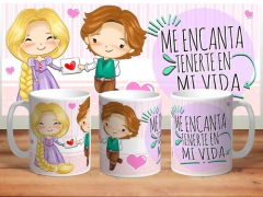 Plantillas Sublimación Tazas Día Del Amor Princesas Disney en internet